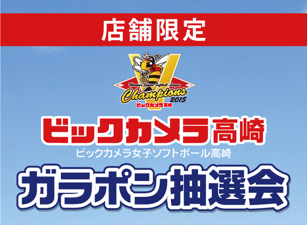ビックカメラ高崎ガラポン抽選会