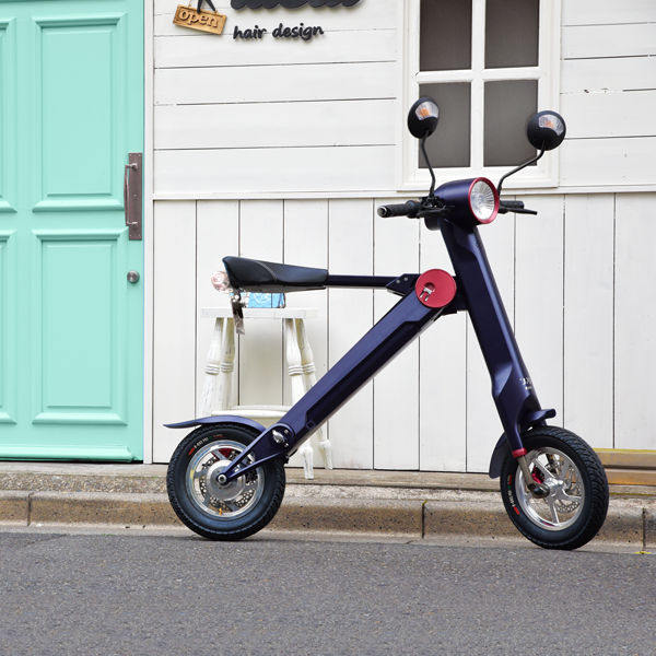 公道も走れる!折りたたんで持ち運び&収納できる電動バイク「UPQ BIKE me01」販売開始!