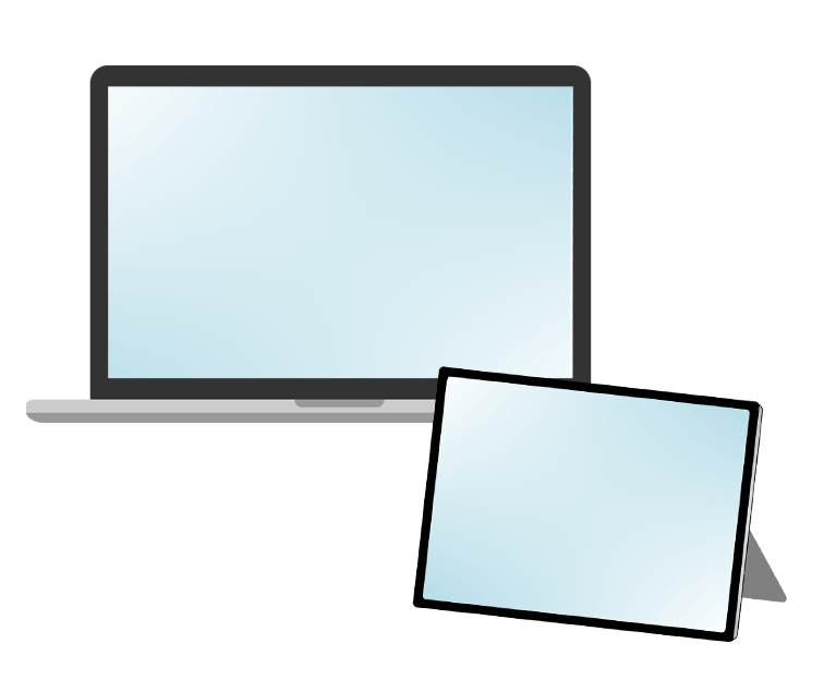 お客様ご自身のパソコン、iPad