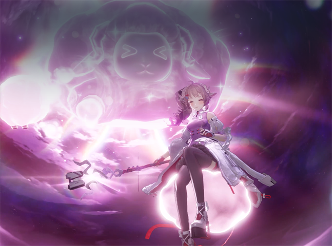 ビデオゲーム「Control」を表示した画面。Apple M4チップのパワーによる先進的なグラフィックス