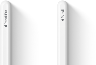 並べて置かれたApple Pencil ProとApple Pencil（USB-C）