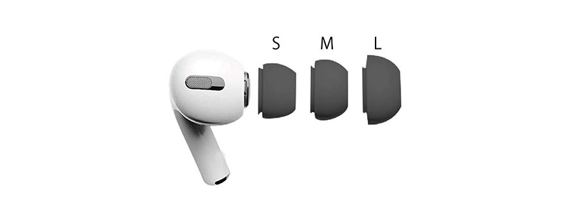 AirPods Pro 対応 イヤーピース ブラック
