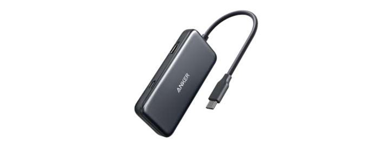Anker 3-in-1 プレミアム USB-Cハブ gray