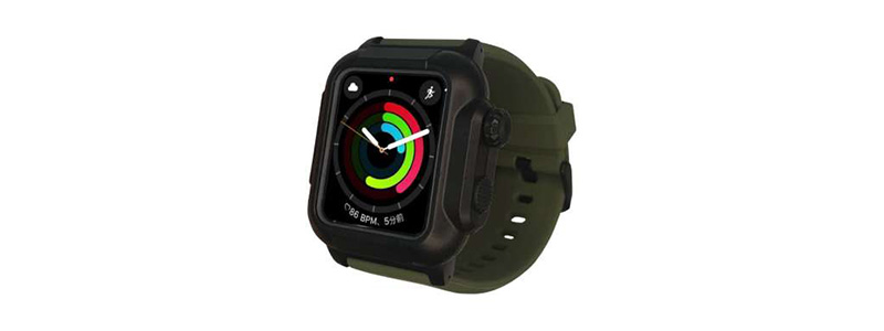 防塵防水ケース タフネス for Apple Watch 4&5 40mm ミリタリー