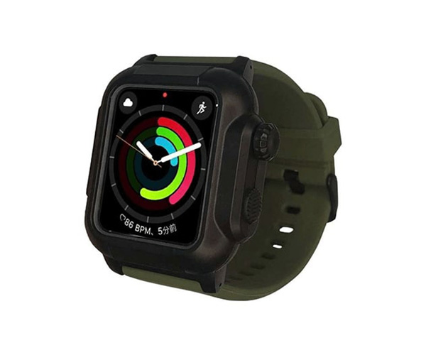 防塵防水ケース タフネス for Apple Watch 4&5 40mm ミリタリー