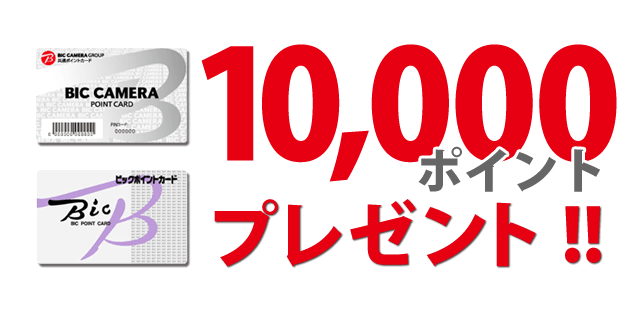 ビックポイント付与キャンペーン中!