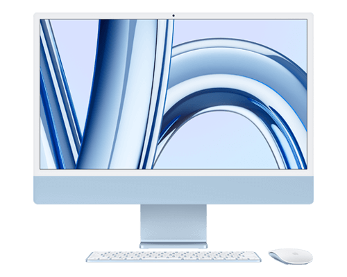 iMac 24インチ M3チップ (2023) ブルー