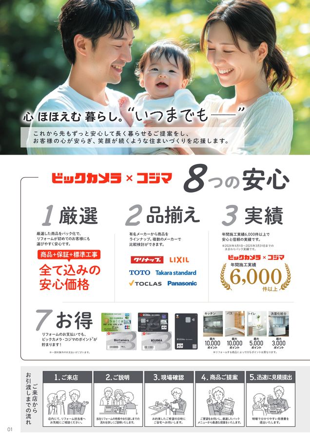 ビックカメラパックリフォームカタログ25．春ー秋版