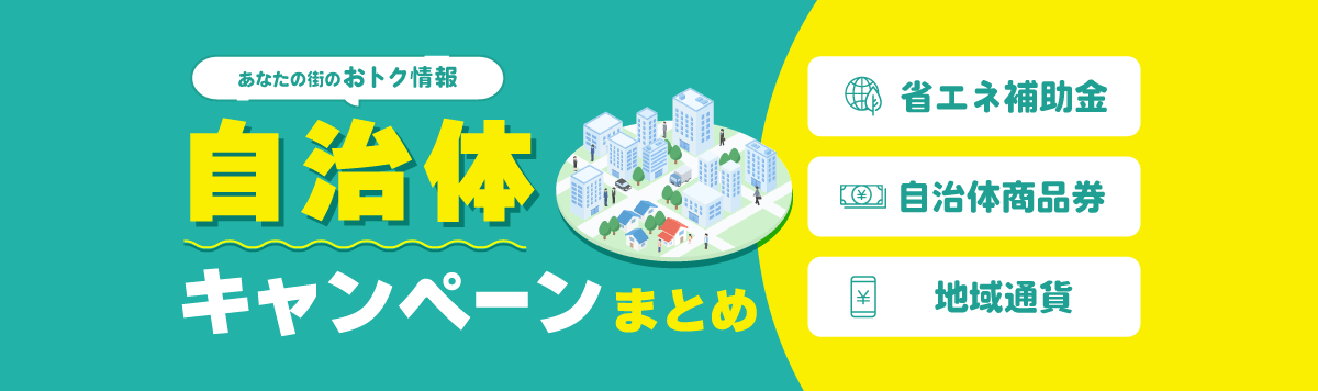 ビックカメラ 自治体キャンペーン 省エネ補助金・自治体商品券・地域通貨