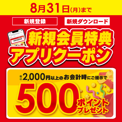ビックカメラ公式アプリ新規登録でアプリクーポン500ポイントプレゼント！
