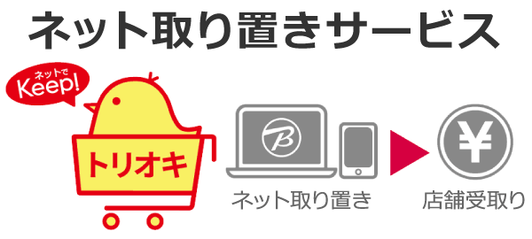 店舗商品の取り置き