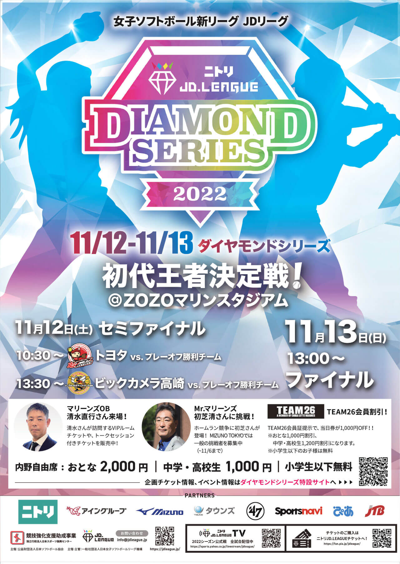 2022 11/12-11/13 ダイヤモンドシリーズ 初代王者決定戦！＠ZOZOマリンスタジアム