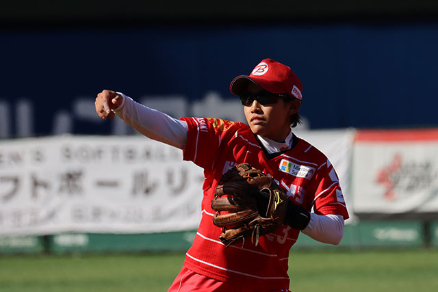 藤本麗外野手