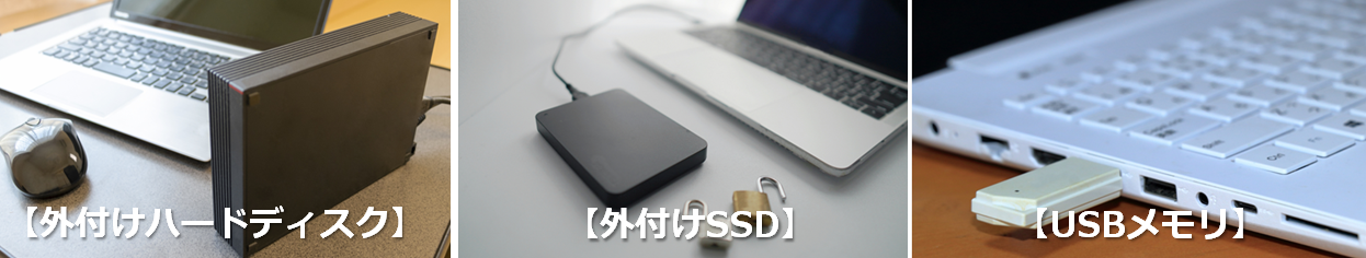 外部記憶装置データ移行のイメージ"