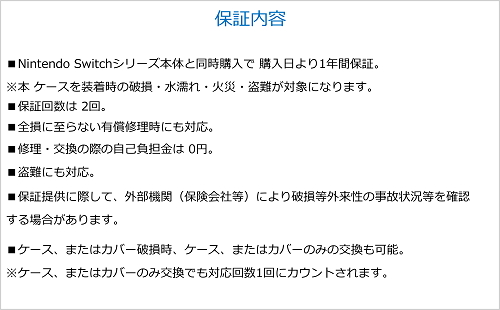 保証内容