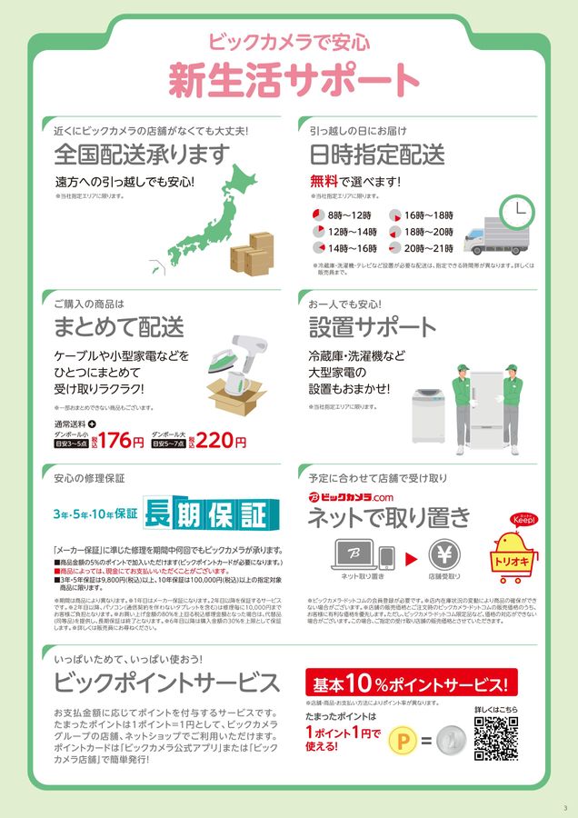 2025年ビックカメラ新生活応援カタログ 2025年ビックカメラ新生活応援カタログ